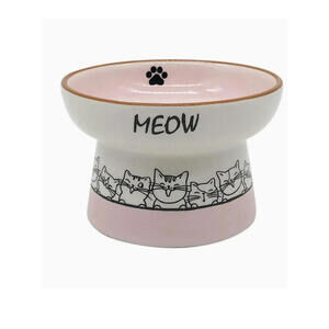 Puppy Pedestal Pet Pals Cat  Bowl